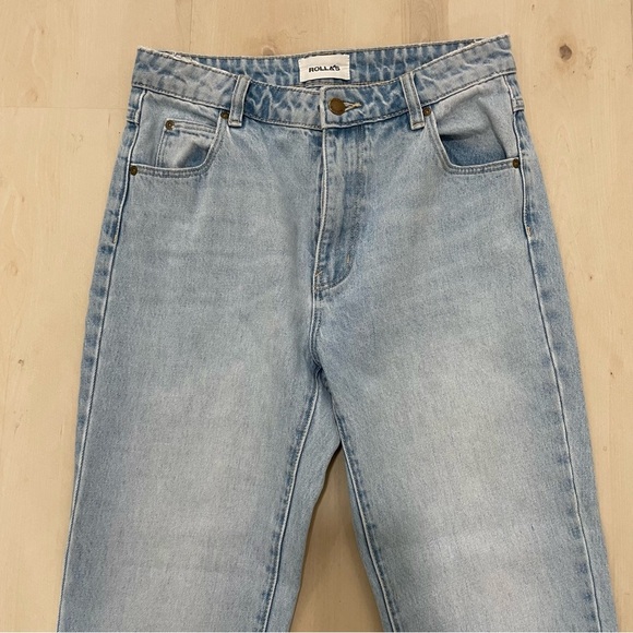 Rolla’s Miller Mid-High Rise Slim Straight Jean Women's 28 Horizon Blue - Picture 7 of 16